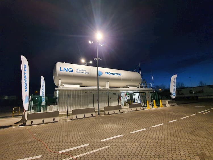 LNG Tankstelle in Rostock